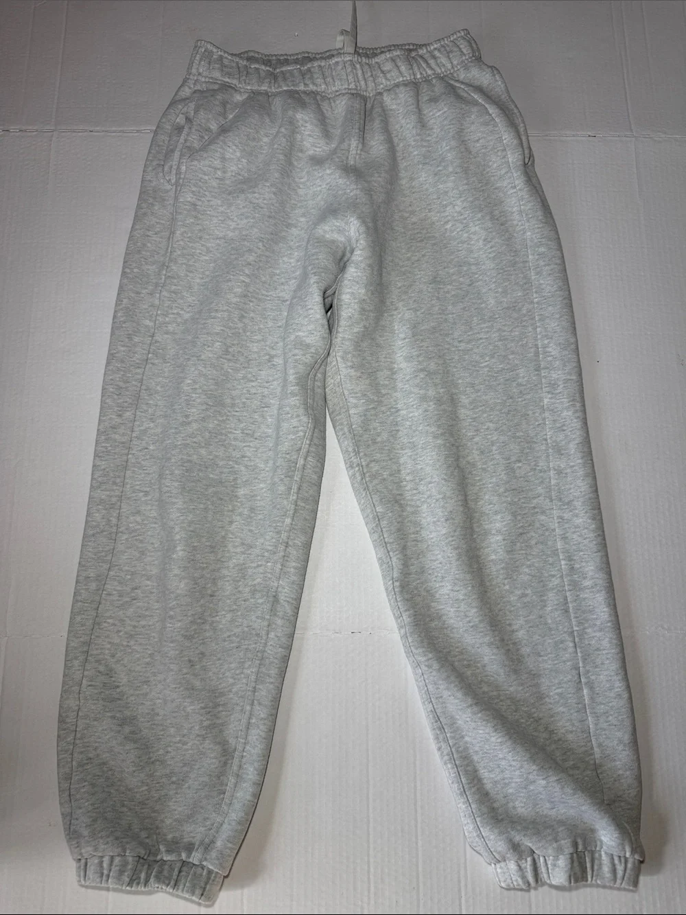 lululemon athletica Light Heather Gray Jogger Sweatpants Size S